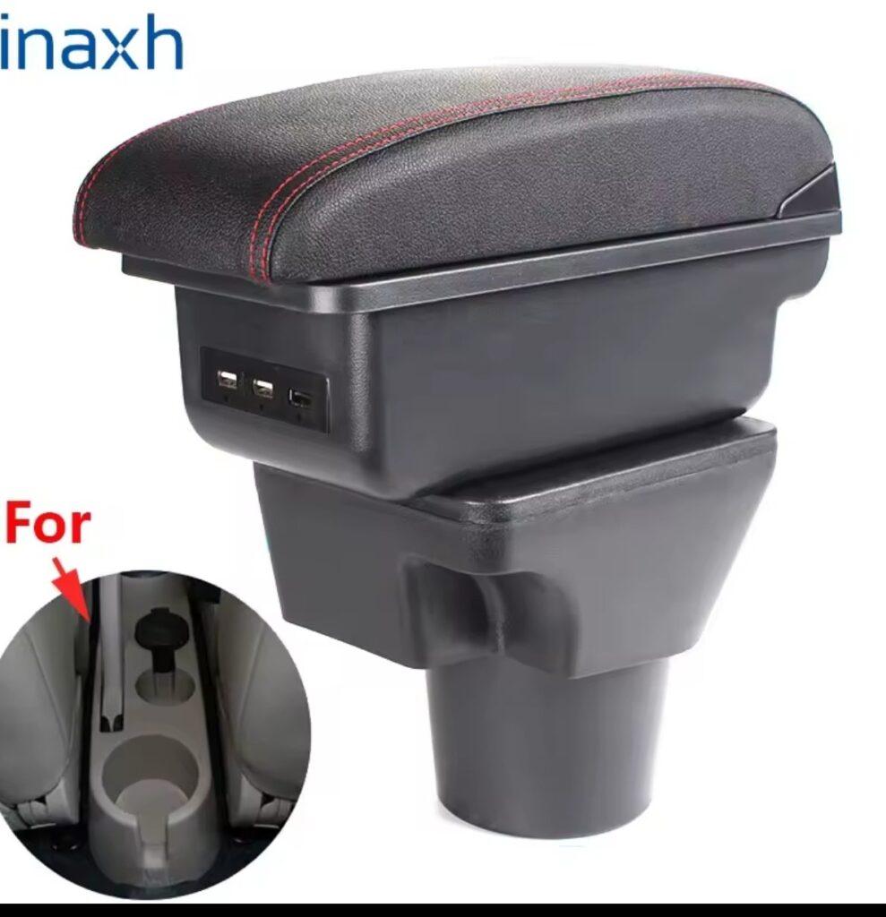 مسند ذراع كيا ريو 2008-2011 لون اسود 2