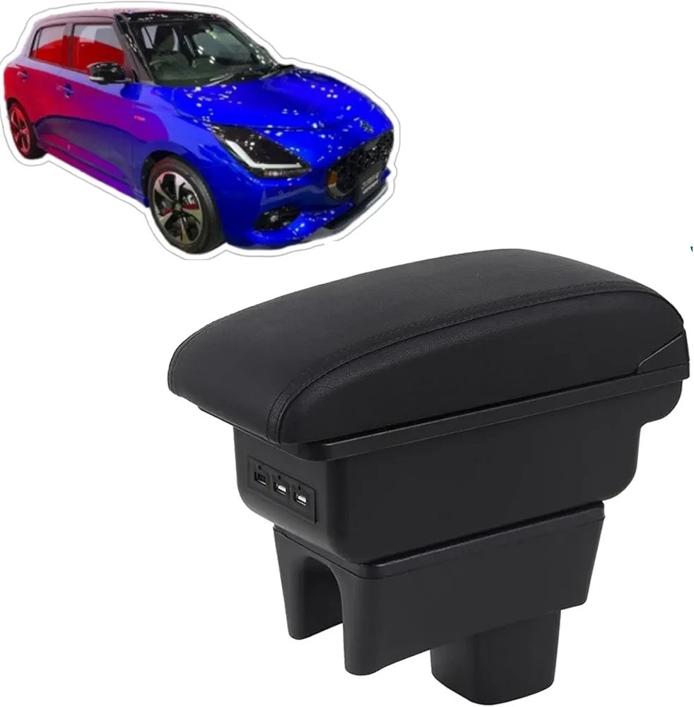 مسند ذراع سازوكي سويفت - بالينو اسود الون 2014 -2024 2